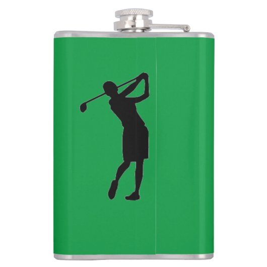 Maßgeschneiderter Golfer-Kolben für Monogramm Flachmann (Rückseite)
