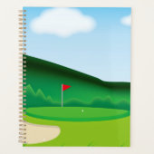 Maßgeschneiderter Golfplaner/Mitgliedergeschenk Planer (Vorderseite)