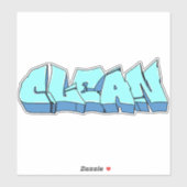 Maßgeschneiderter Graffiti Vinyl Sticker (Blatt)