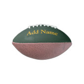 Maßgeschneiderter Green/Gold Mini-Fußball Football (Gedreht 90)