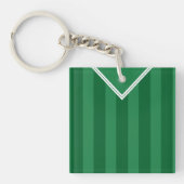 Maßgeschneiderter Green Soccer Jersey Keyring, Foo Schlüsselanhänger (Vorderseite)