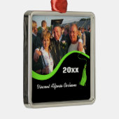 Maßgeschneiderter Green Tassel Abschluss Ornament (Rechts)