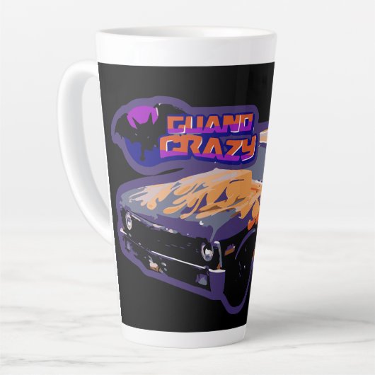 Maßgeschneiderter großer Kaffeecup Milchtasse (Linke Ecke)