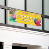 Maßgeschneiderter Großer Re-Opening-Ballons-Laden Banner (Äußeres Gebäude)