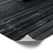 Maßgeschneiderter Großkörper Nissan GT-R mit LEDs Poster (Ecke)