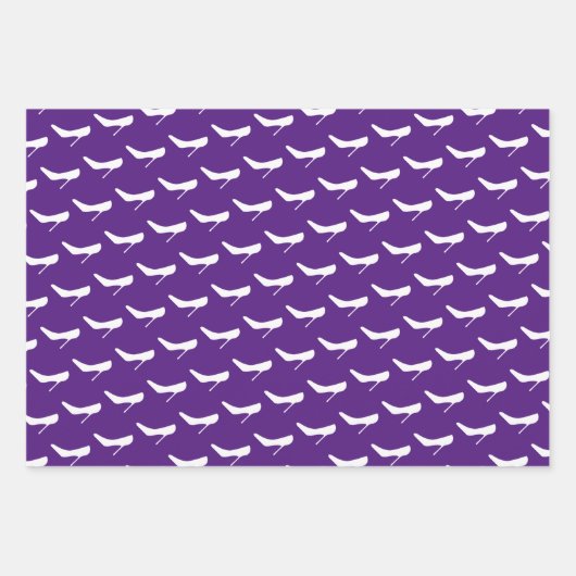 Maßgeschneiderter, gürtelrosa Stiletto High Heel S Geschenkpapier Set (Vorderseite)