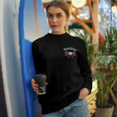 Maßgeschneiderter Halloween-Schädelbow Sweatshirt