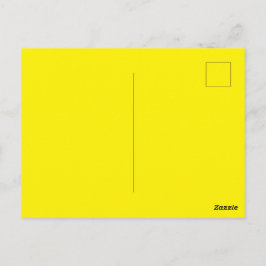 Maßgeschneiderter, hellgelber Bildperfektionierung Postkarte