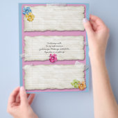 Maßgeschneiderter Hibiskus-Flyer Flyer (Hand)