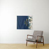 Maßgeschneiderter Hochzeitshintergrund Foto Stand Wandteppich (Beispiel (Horizontal))