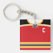 Maßgeschneiderter Hockey Jersey Keyring, Lacrosse Schlüsselanhänger (Vorderseite)