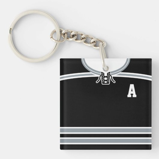 Maßgeschneiderter Hockey Jersey Keyring, Lacrosse Schlüsselanhänger (Vorderseite)