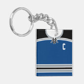 Maßgeschneiderter Hockey Jersey Keyring, Lacrosse Schlüsselanhänger (Vorderseite links)