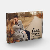 Maßgeschneiderter horizontaler Foto-Block, Paar, F Fotoblock (Links)