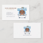 Maßgeschneiderter Hund wird Beruflich und stilvoll Visitenkarte (Vorne/Hinten)