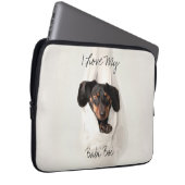 Maßgeschneiderter Hundeschlittenschuh Laptopschutzhülle (Vorne Rechts)