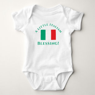 Maßgeschneiderter italienischer Patriotic Baby Bod Strampler