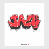 Maßgeschneiderter "Jack" Graffiti Vinyl Sticker (Blatt)