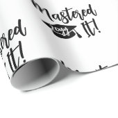 Maßgeschneiderter Jahr Master-Grad-Abschluss Geschenkpapier (Rolleneckpunkt)