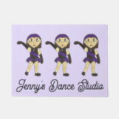 Maßgeschneiderter Jazz Dancer Tance School Studio Fußmatte (Vorderseite)