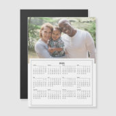 Maßgeschneiderter Kalender 2020 Magnetkarte (Vorne/Hinten)