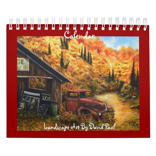 Maßgeschneiderter Kalender mit Kunst von David Pau (Titelbild)