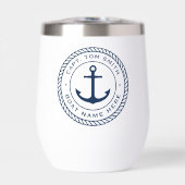 Maßgeschneiderter Kapitän und Schiffsnamensgrenze (Vorderseite)