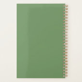 Maßgeschneiderter Kleinplaner | 5,5 Zoll x 8,5 Zol Planer (Rückseite)