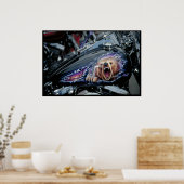 Maßgeschneiderter Kraftstofftank South Dakota Poster (Küche)