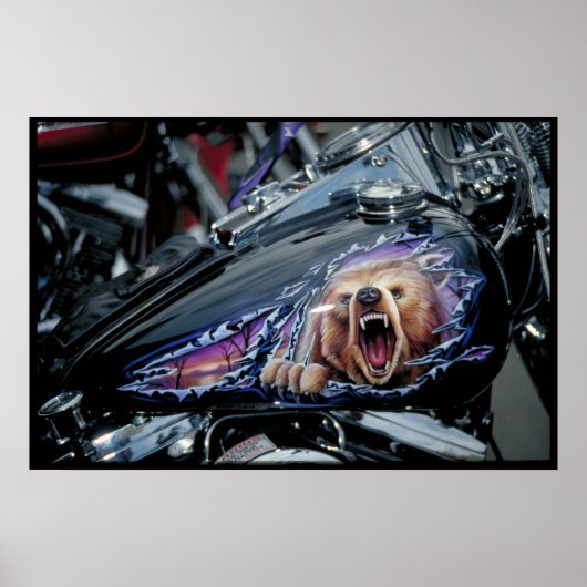 Maßgeschneiderter Kraftstofftank South Dakota Poster (Vorne)