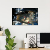 Maßgeschneiderter Kraftstofftank - Süddakota Poster (Heimbüro)