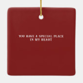 Maßgeschneiderter Kranz-Beagle Hunde-Platz Keramikornament (Rückseite)