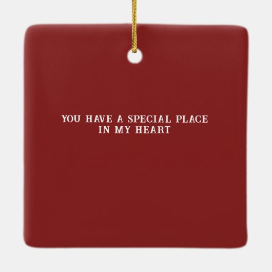 Maßgeschneiderter Kranz-Beagle Hunde-Platz Keramikornament (Rückseite)