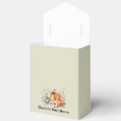 Maßgeschneiderter Kürbis und Blumendesign für Baby Geschenkschachtel (Offen)