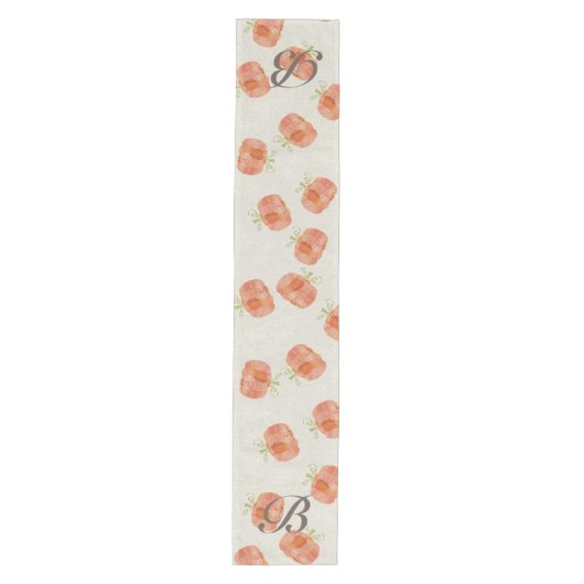 Maßgeschneiderter Kürbistisch Mittelgroßer Tischläufer (Vorderseite)