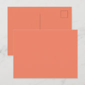 Maßgeschneiderter Lachs Picture-Perfect Standard Postkarte (Vorne/Hinten)