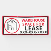 Maßgeschneiderter Lagerraum für Mietzaun Banner (Horizontal)