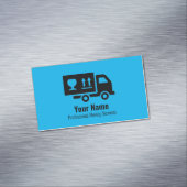 Maßgeschneiderter Lastkraftwagen Magnetische Visitenkarte (Beispiel)