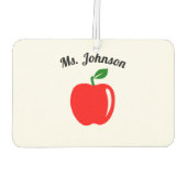 Maßgeschneiderter Lehrer Autolufterfrischer (Rückseite)