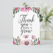 Maßgeschneiderter Lehrer Danke, dass Sie uns beim  Dankeskarte (Stehend Vorderseite)