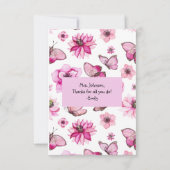 Maßgeschneiderter Lehrer Danke, dass Sie uns beim  Dankeskarte (Rückseite)