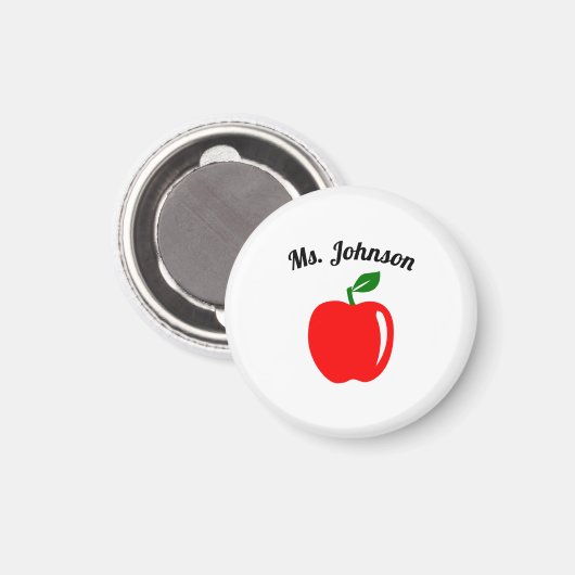 Maßgeschneiderter Lehrer Magnet (Vorderseite/Rückseite)