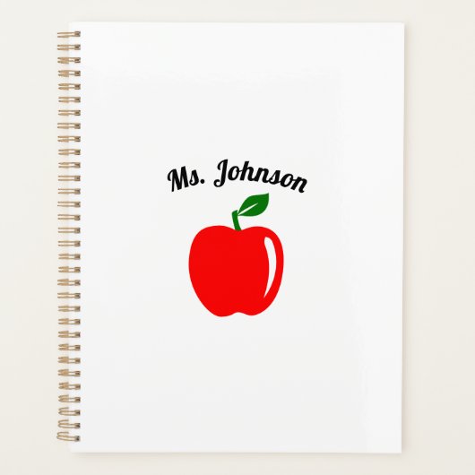 Maßgeschneiderter Lehrer Planer (Vorderseite)