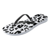 Maßgeschneiderter Leoparddruck Badesandalen (Schrägansicht)