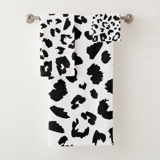 Maßgeschneiderter Leoparddruck Badhandtuch Set (Insitu)