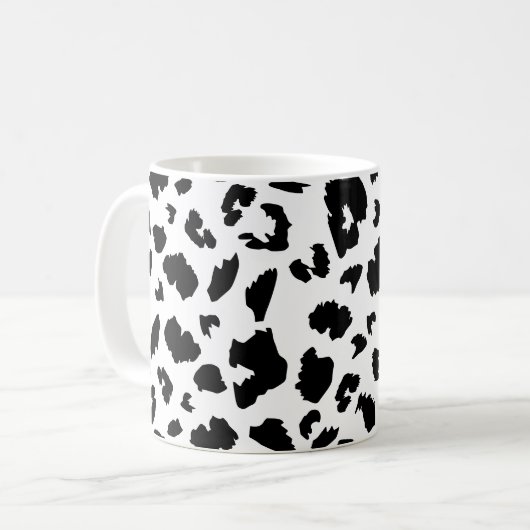 Maßgeschneiderter Leoparddruck Kaffeetasse (Vorderseite Links)