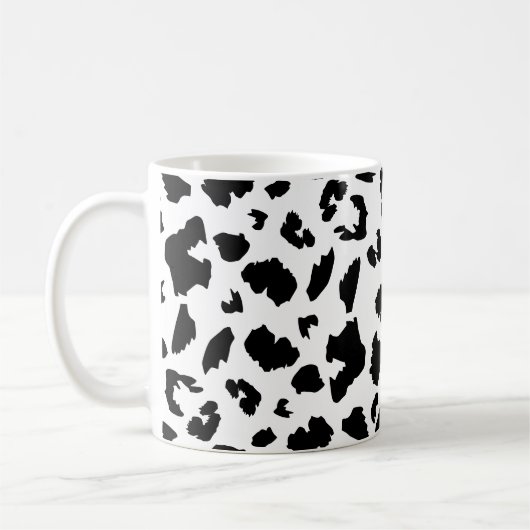 Maßgeschneiderter Leoparddruck Kaffeetasse (Links)
