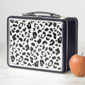 Maßgeschneiderter Leoparddruck Metall Brotdose (Beispiel)