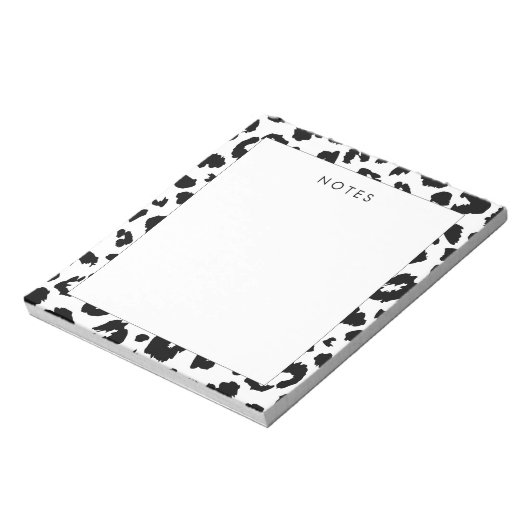 Maßgeschneiderter Leoparddruck Notizblock (Rotiert)