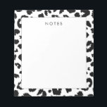 Maßgeschneiderter Leoparddruck Notizblock<br><div class="desc">Ein einfaches und dennoch auffallendes modernes Design mit einem leoparden Druckmuster. Vollständig anpassbar: Sie können den Hintergrund und die Fleckenfarben ändern,  um Ihr eigenes Design zu erstellen.</div>